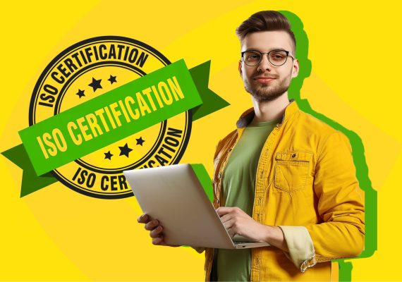 What is the importance of ISO certification for a website and how does it increase trust and recognition?